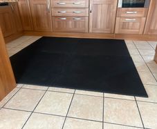 6 X Heavy Rubber Mats (1m X1m) - 10mm Thick!