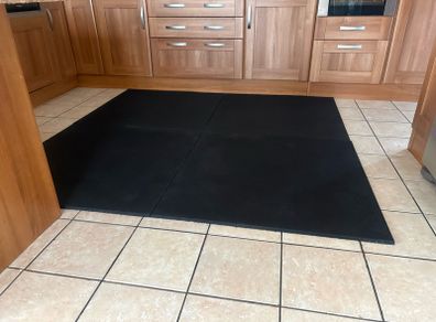 6 X Heavy Rubber Mats (1m X1m) - 10mm Thick!