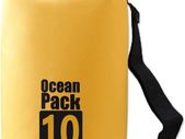 Dry Bag, Waterproof Bag with Long Adjustable Strap, Perfect for Beach Trips/Swimming/Rafting/Surfing/Cycling/Hiking/Camping (Yellow, 10L)