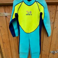 SBART 2mm Boys Girls Childs Junior Full Wetsuit Long Wet Suit - Kids XL