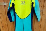 SBART 2mm Boys Girls Childs Junior Full Wetsuit Long Wet Suit - Kids 2XL