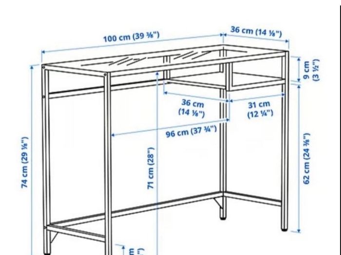 IKEA desk/Console Table