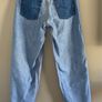 Levis Reversible 2-in-1 Baggy Dads Jeans W29/L30 UK 10 Relaxed Fit Light Blue Wash Utility Baggy Wide Leg Image 6
