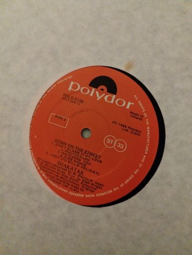 shakatak down on the street lp irish press