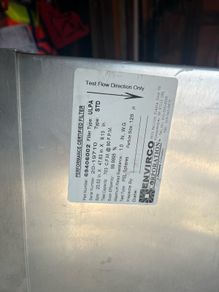 220v large extractor fan with heapa filter