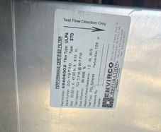 220v large extractor fan with heapa filter