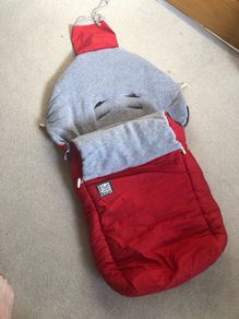 Red Castle foot muff