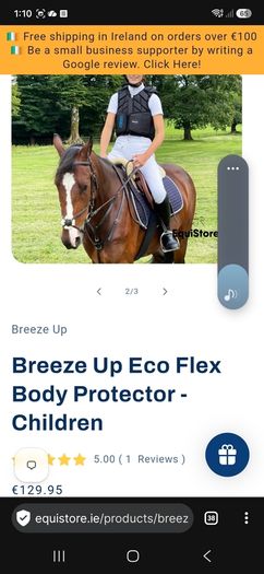 Horse riding body protector