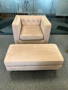 Armchair and  Footstool