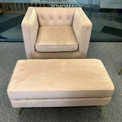 Armchair and  Footstool