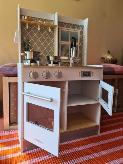 KidKraft Let's Cook Wooden Play Kitchen