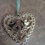 Newbridge Silverware Love Birds Christmas Tree Decoration Image 2