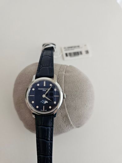 Fredrique Constant  Slimline Moonphase Mother of Pearl Diamonds