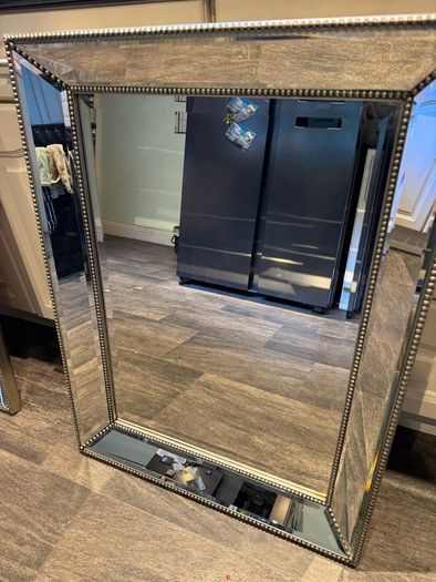 Large Paul Costelloe Living Beaded Wall Mirrors (Pair)
