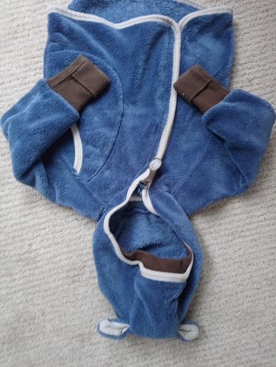 Phister and Philina teddy plush hoodie 6-9 months 74 cm