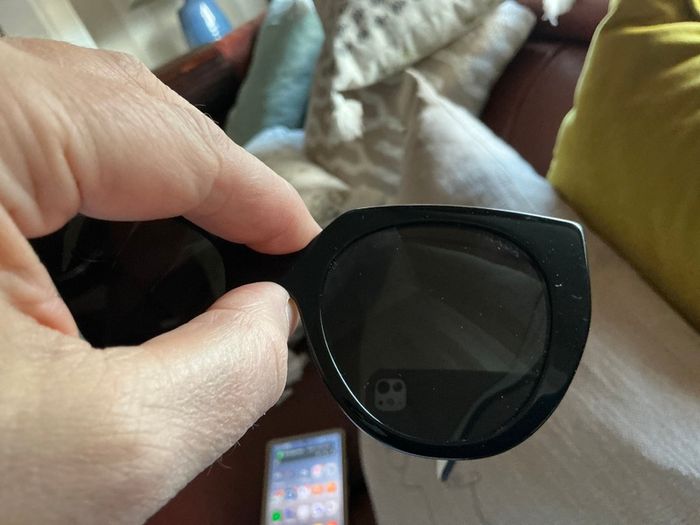 Prada Black And Cream Sunglasses