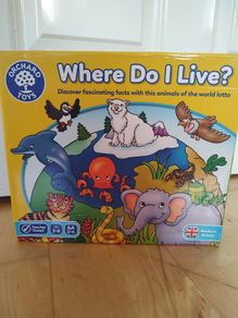 Children's board game - Where Do I Live?