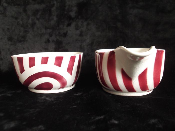 Pottery and ceramics, TG Green Jug &  bowl, 1950s