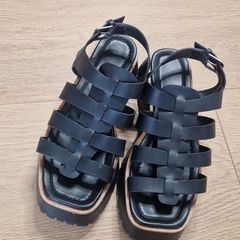Pull&Bear Platform Sandals Uk6