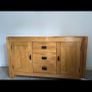 Solid oak sideboard Image 2