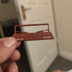 G I Joe ARAH vintage piece/part Cobra Hydro Sled Fin Bar