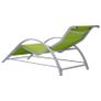 Sun Loungers 2 pcs with Table Aluminium Green Image 7