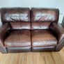 Leather 2 seater sofa Image 2