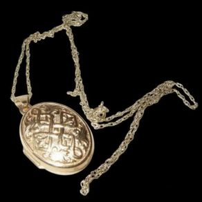 Vintage Hallmarked 9ct Gold Locket & Chain