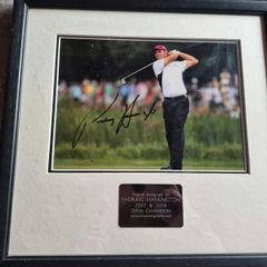 photo signed by padraig harrington