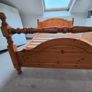 Solid Mexican Pine Double  Bed Image 2
