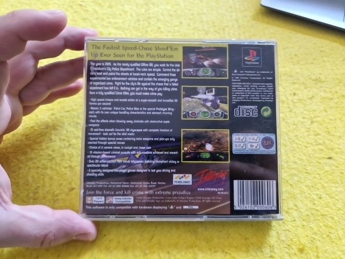 Crime Killer  PlayStation1 Ps1 PlayStation2 Ps2 Games Original