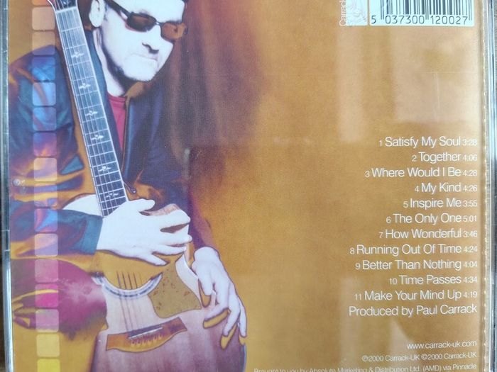 Paul Carrack - Satisfy My Soul CD (2000) Pop Rock EX+ Mike & The Mechanics Squeeze etc