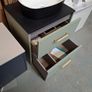 Hib 600 Sage unit marble top and bowl Image 3