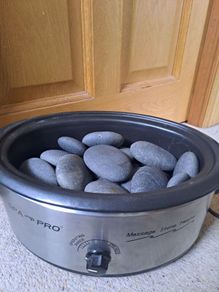 Hot stone massage