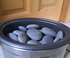 Hot stone massage