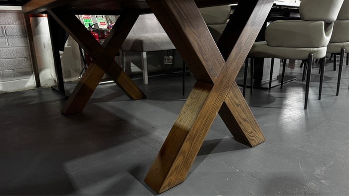 Chestnut Oak Dining Table, Like New