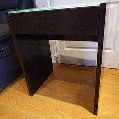Dark wood solid desk