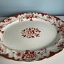Reduced Powell Bishop and Stioner antique xxl English Ironstone 20 inch oriental ivory platter Image 6