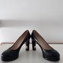 Chanel Black Leather Heels EU 38.5 Image 3