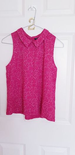Topshop Pink Top - Size 8