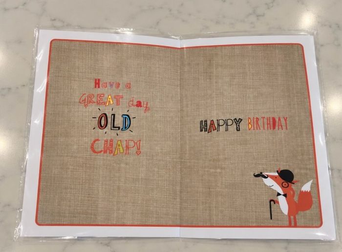 Grandad birthday card
