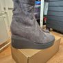 Ladies grey ankle boots Image 2