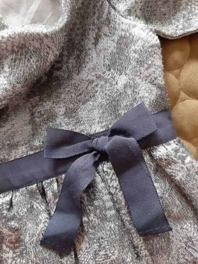 NEXT dress silver size 5-6 years