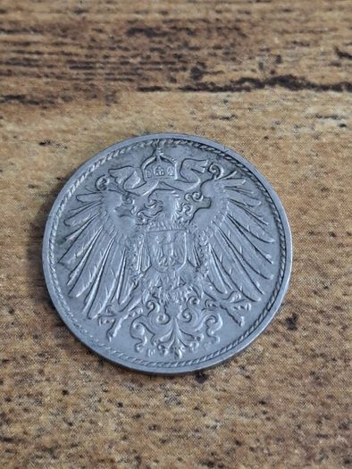 German Empire, Germany, 10 Pfennig 1914 F - free standard postage