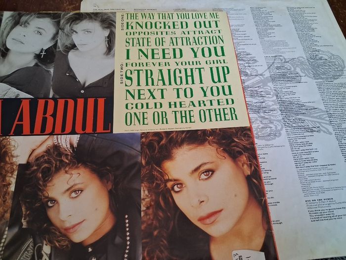 Paula Abdul - Forever your Girl - 1989 vinyl LP