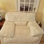 leather cream couch Image 6