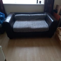 2 seater leather couch