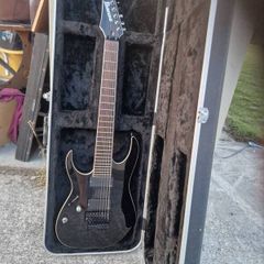 Left Handed 7 String  Ibanez RGIR27FE fitted with floyd rose and emgs