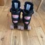 Girls 4 Wheel Boot Skates Size Junior 11-1 Image 3