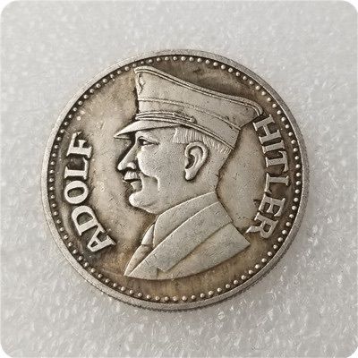 Ww2 Mark German Coin  Hitler Luftwaffe Swastika Nazi Warplane  Reichsmark